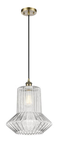 Ballston Mini Pendant Antique Brass Finish