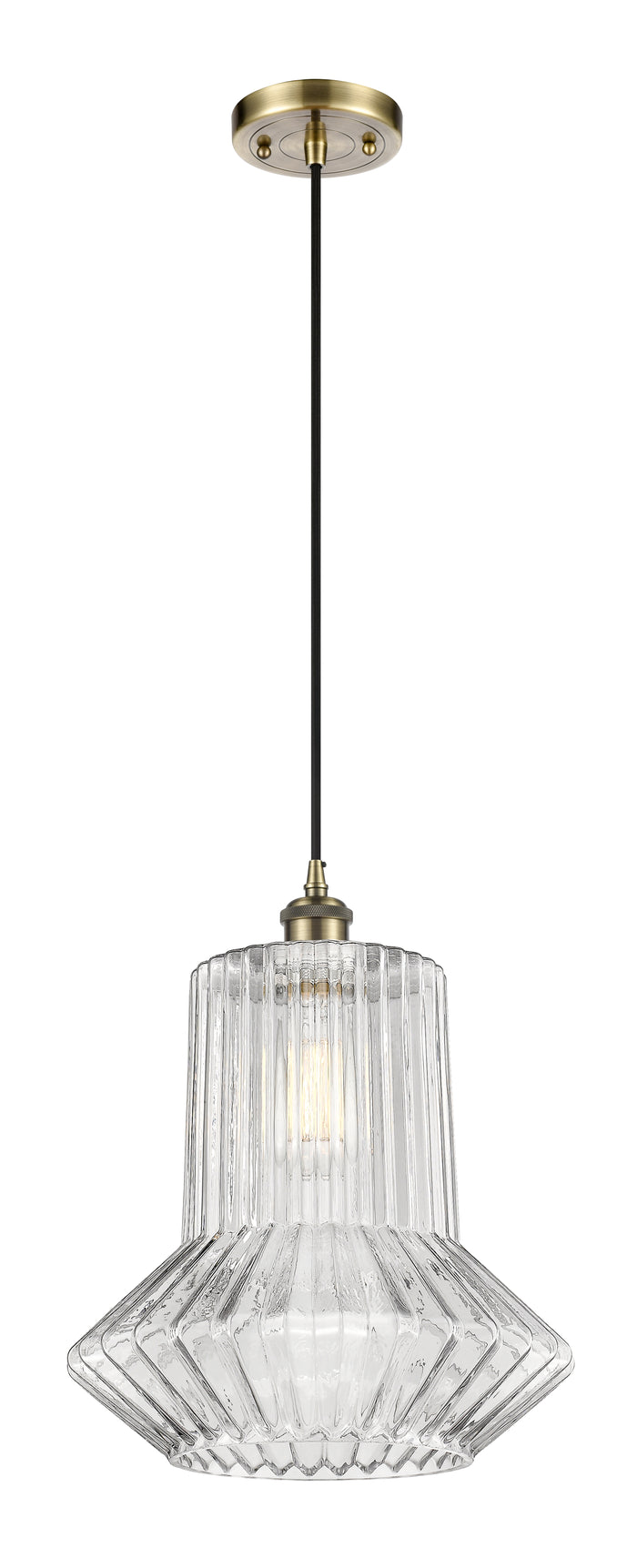 Ballston Mini Pendant Antique Brass Finish