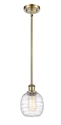 Ballston Mini Pendant Antique Brass Finish
