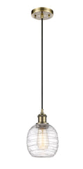 Ballston Mini Pendant Antique Brass Finish