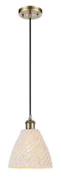 Ballston Mini Pendant Antique Brass Finish