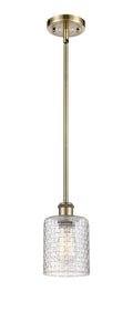 Ballston Mini Pendant Antique Brass Finish