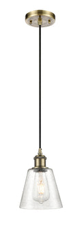 Ballston Mini Pendant Antique Brass Finish