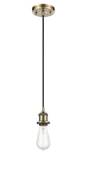 Ballston Mini Pendant Antique Brass Finish