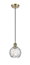 Ballston Mini Pendant Antique Brass Finish