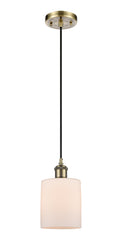 Ballston Mini Pendant Antique Brass Finish