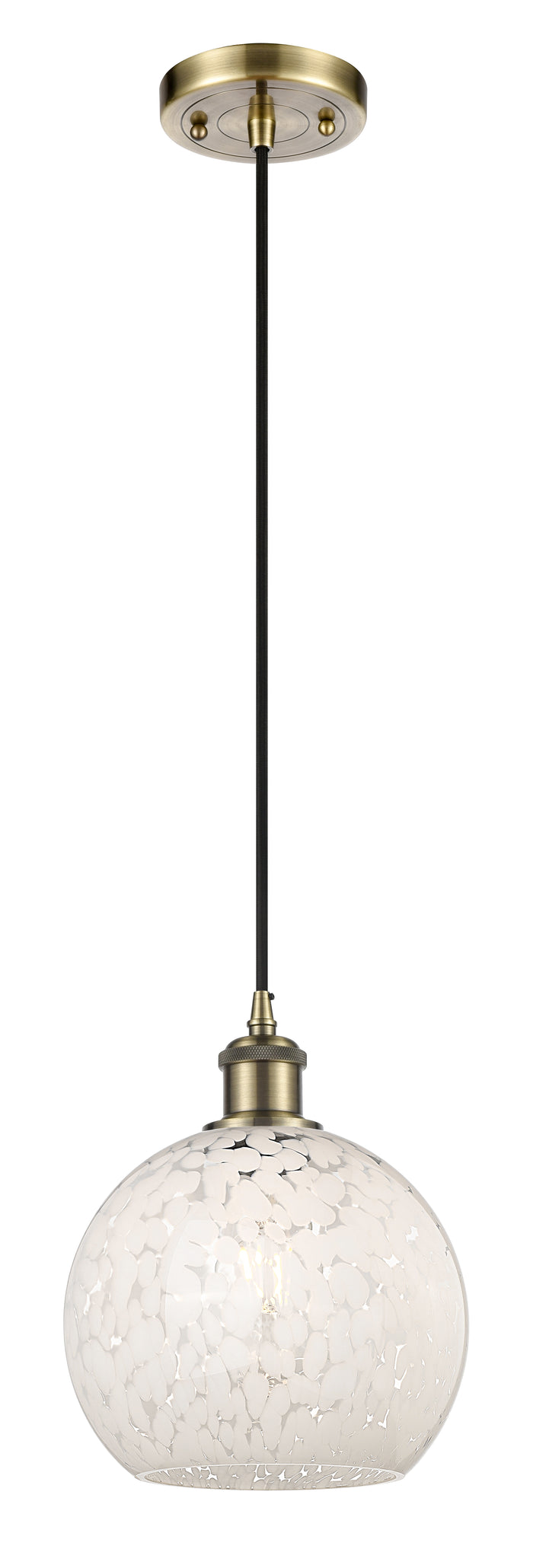 Ballston Mini Pendant Antique Brass Finish