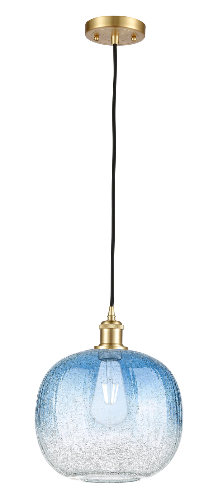 Satin Gold / Sapphire Blue