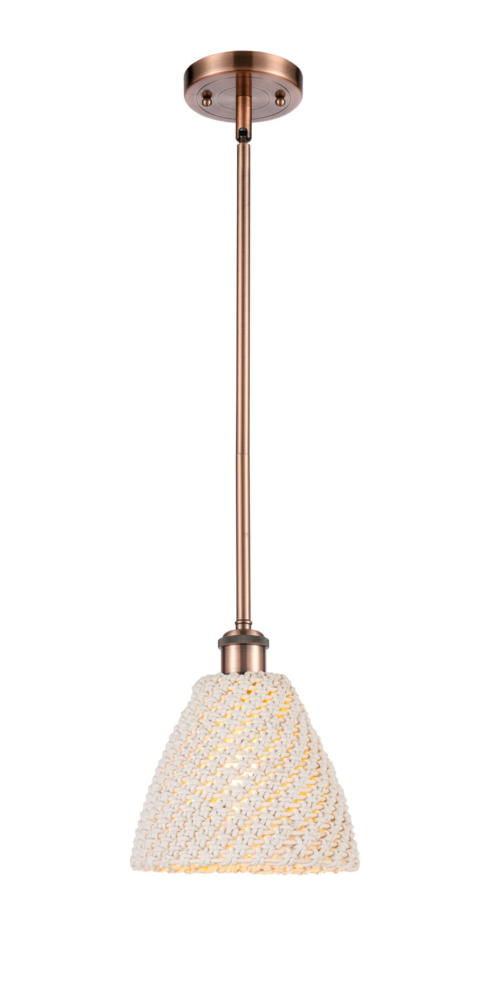Ballston Mini Pendant Antique Brass Finish