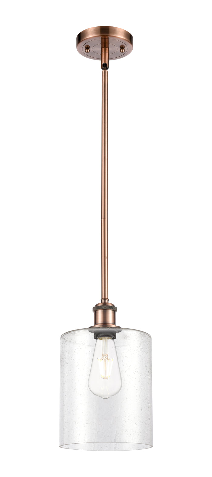 Ballston Mini Pendant Antique Brass Finish
