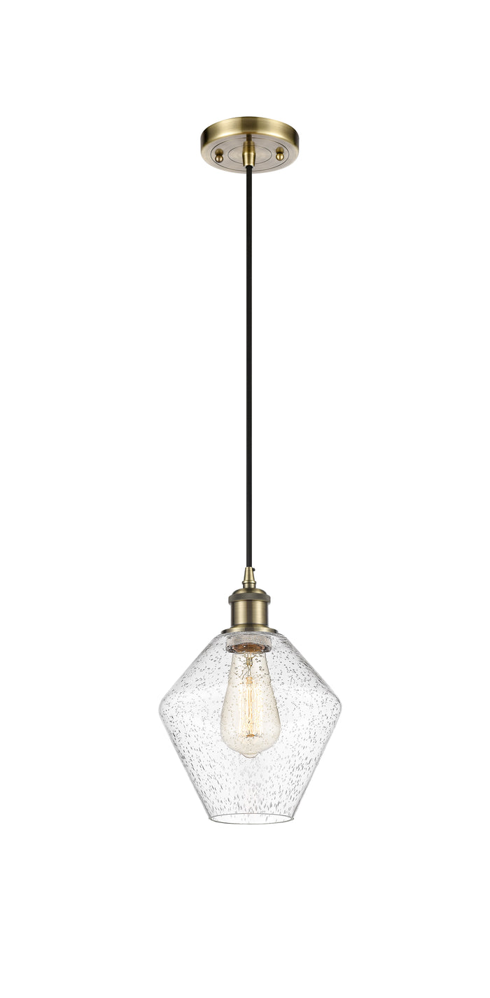 Ballston Mini Pendant Antique Brass Finish