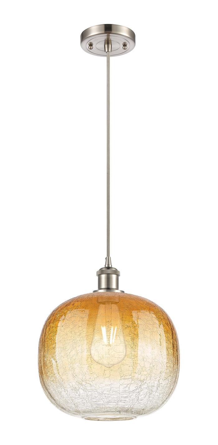 Brushed Satin Nickel / Amber