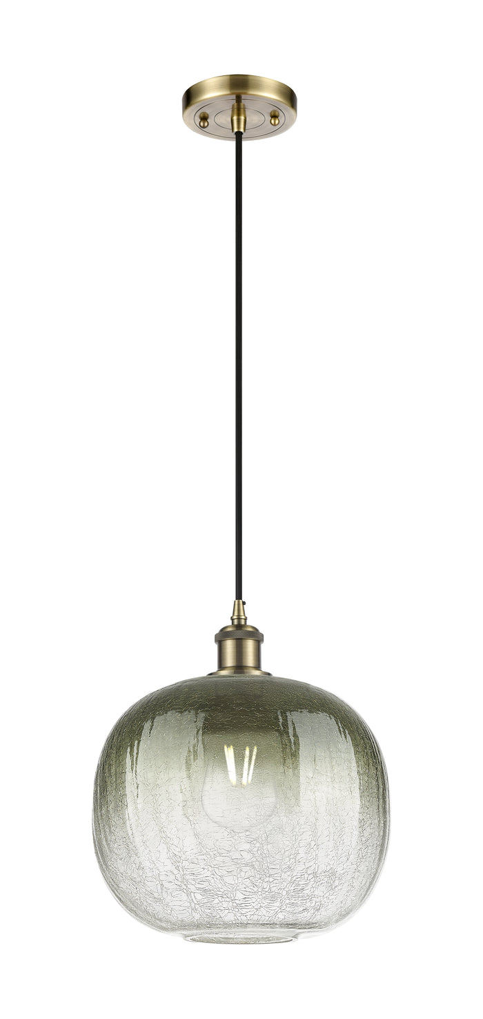 Ballston Mini Pendant Antique Brass Finish