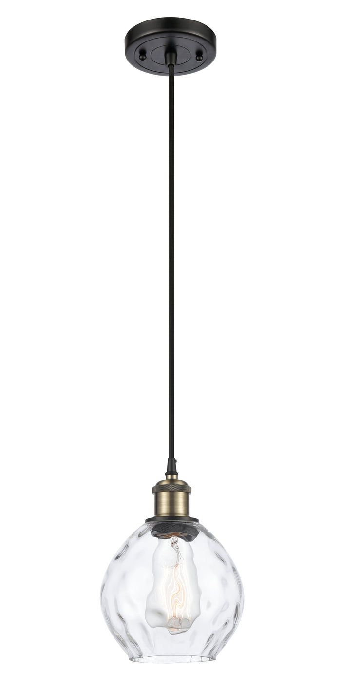 Ballston Mini Pendant Antique Brass Finish