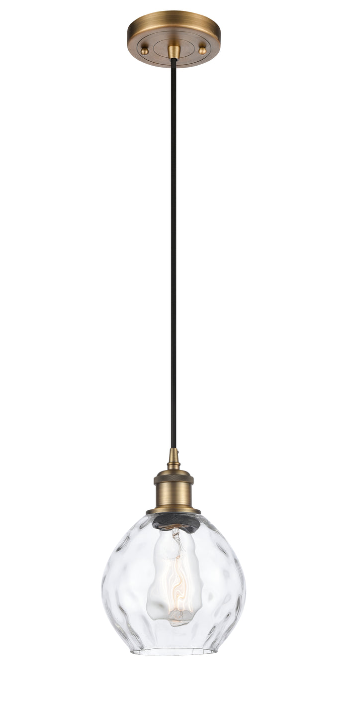 Ballston Mini Pendant Antique Brass Finish