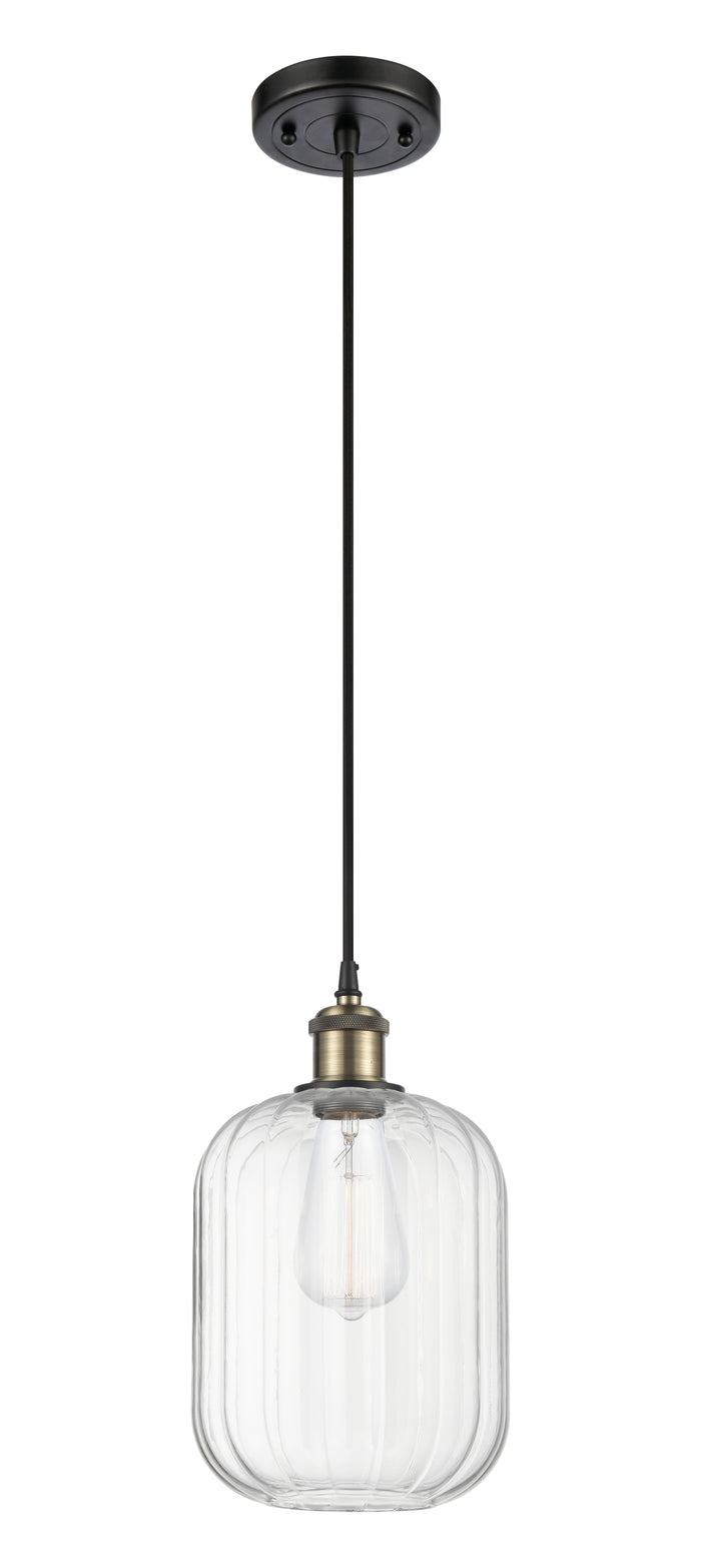 Ballston Mini Pendant Antique Brass Finish