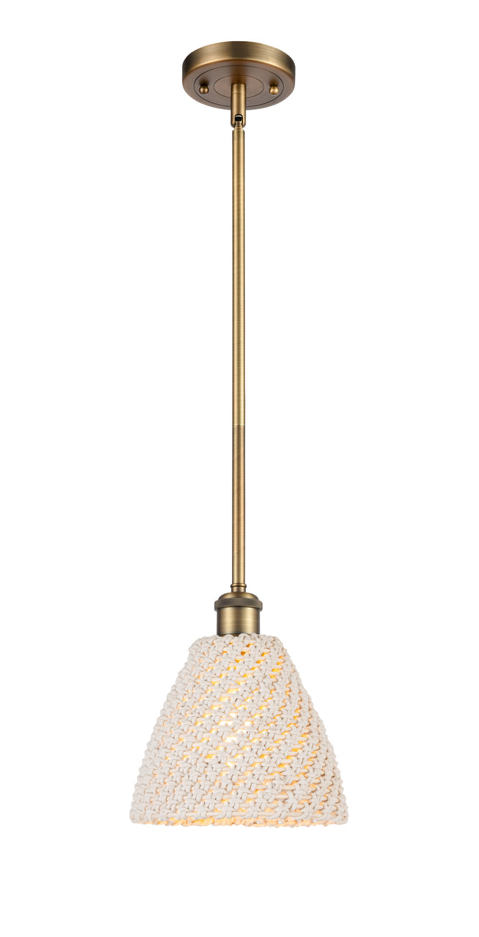 Ballston Mini Pendant Antique Brass Finish