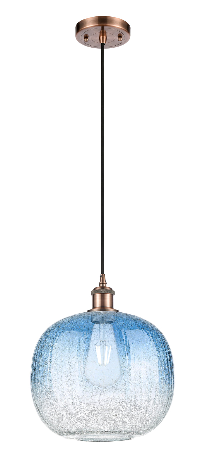 Ballston Mini Pendant Antique Brass Finish