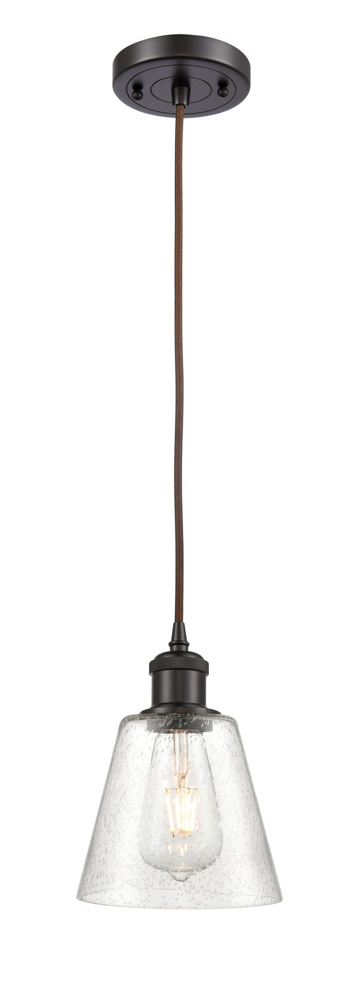 Ballston Mini Pendant Antique Brass Finish