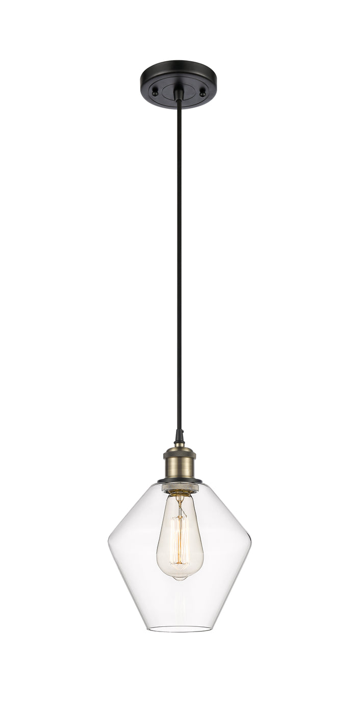 Ballston Mini Pendant Antique Brass Finish
