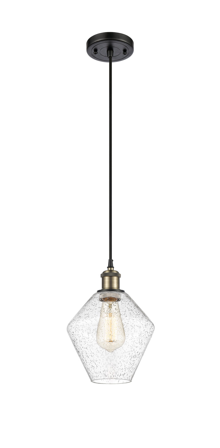 Ballston Mini Pendant Antique Brass Finish