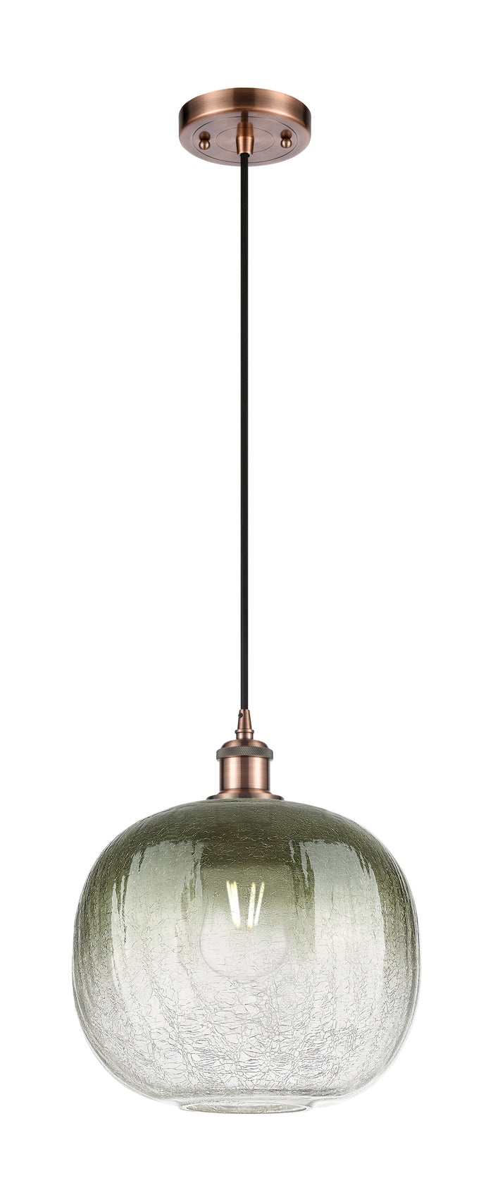 Ballston Mini Pendant Antique Brass Finish