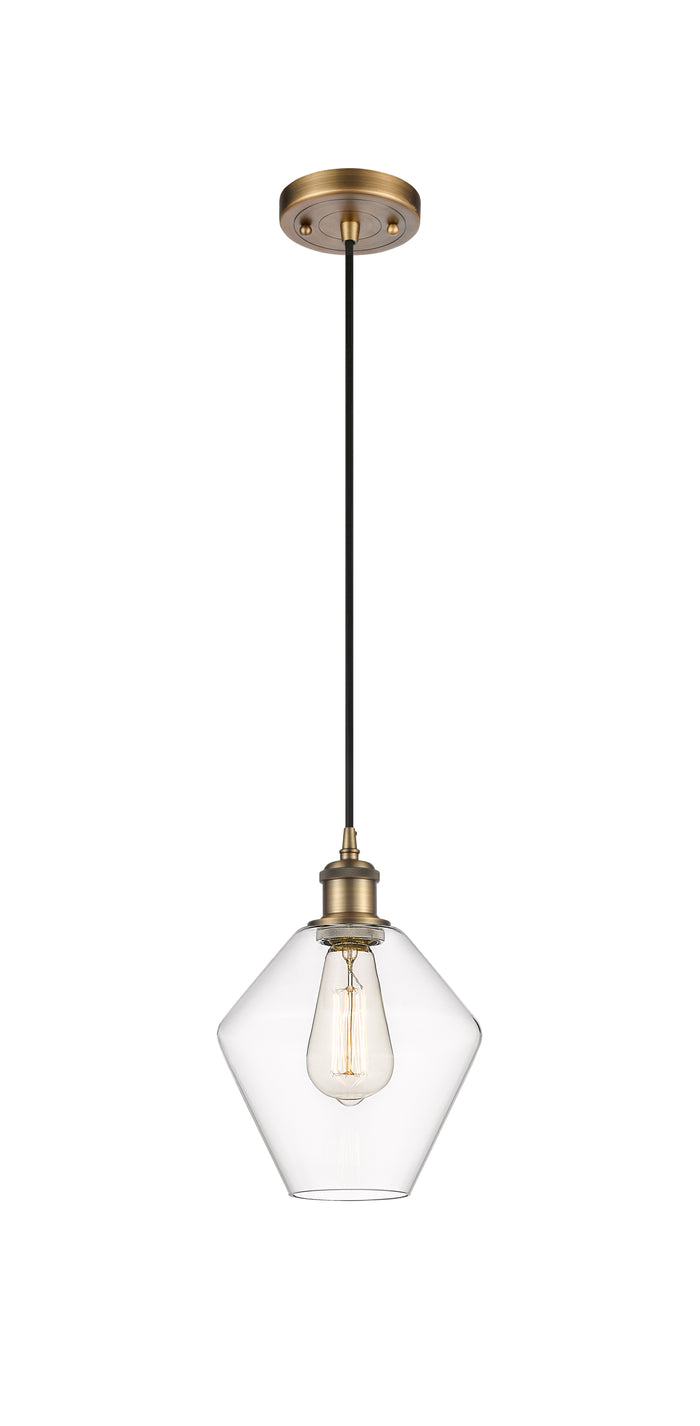 Ballston Mini Pendant Antique Brass Finish