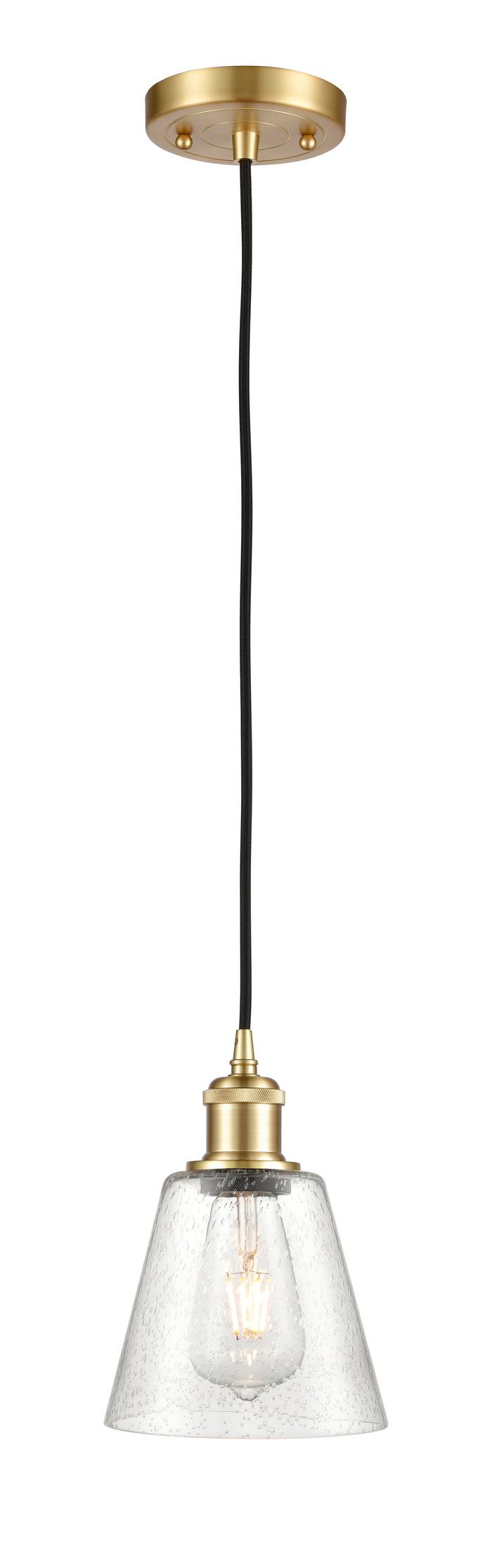 Ballston Mini Pendant Antique Brass Finish