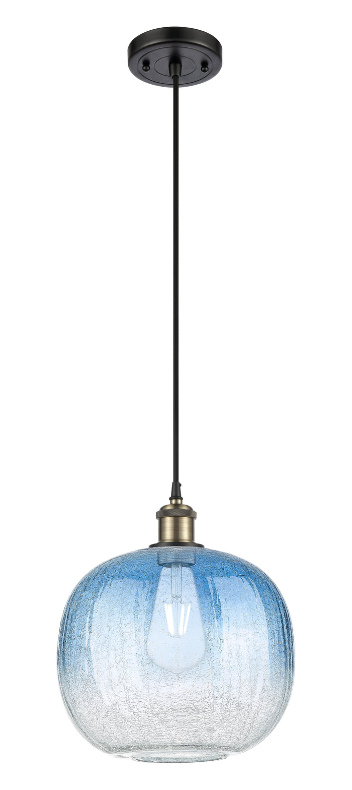 Black Antique Brass / Sapphire Blue