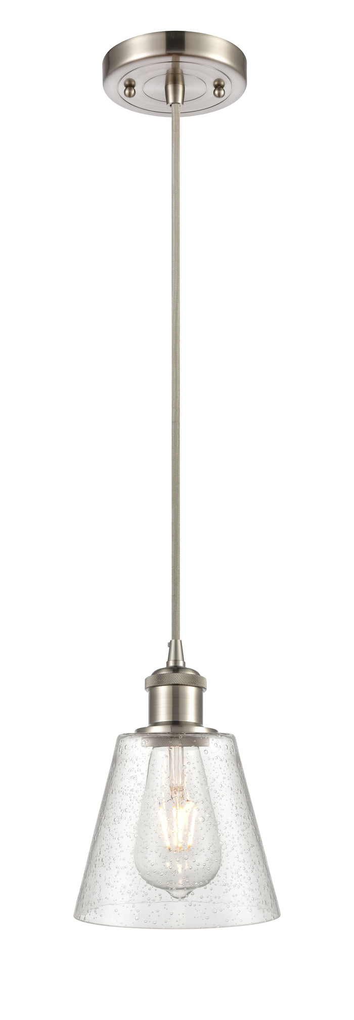 Brushed Satin Nickel / Frosted