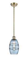 Ballston Mini Pendant Antique Brass Glass