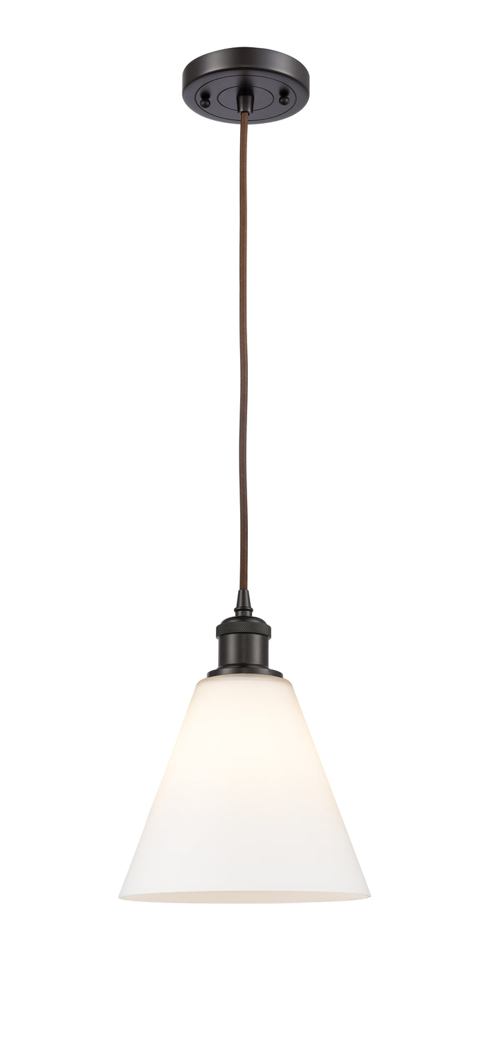 Ballston Mini Pendant Antique Brass Glass