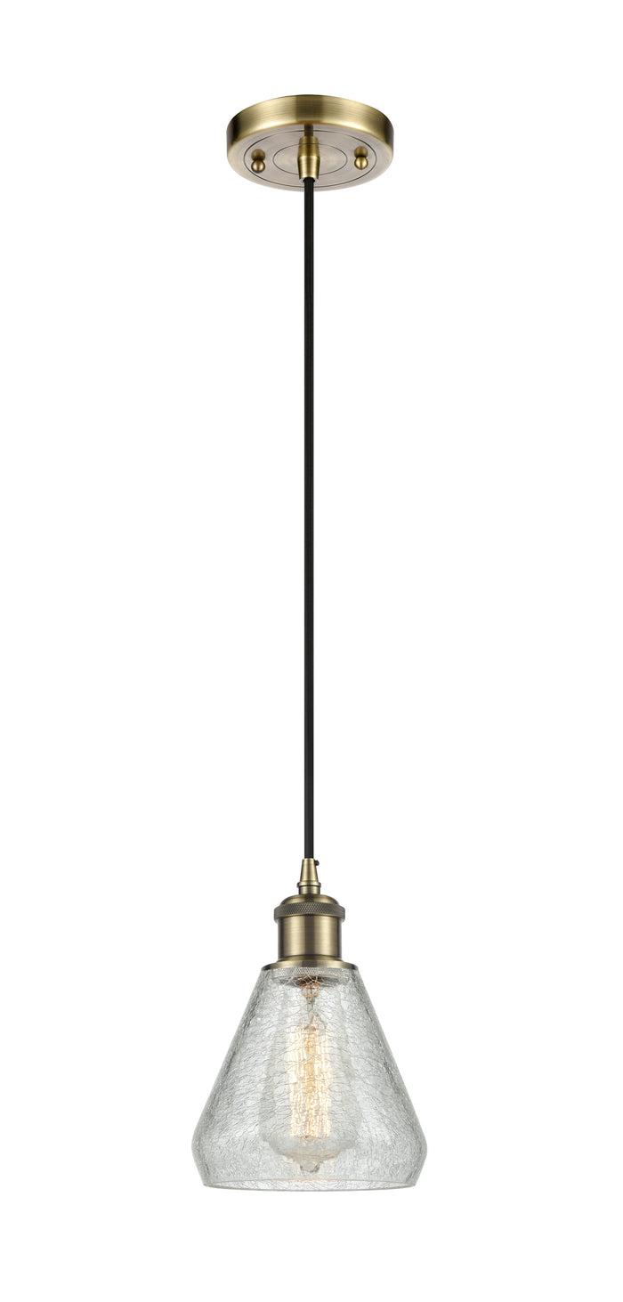 Ballston Mini Pendant Antique Brass Steel