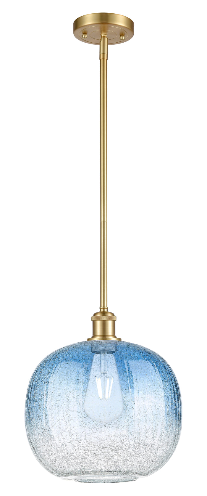 Satin Gold / Sapphire Blue