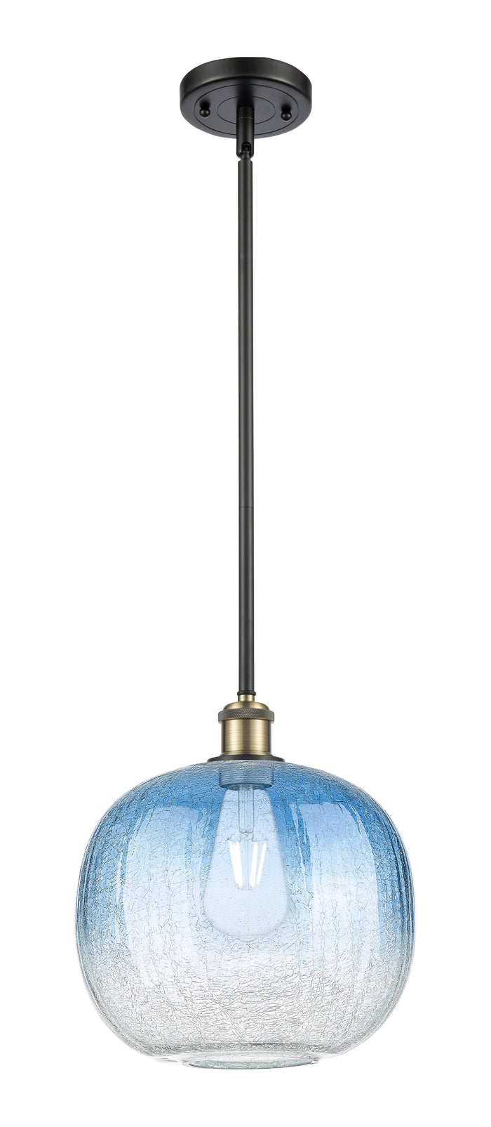 Black Antique Brass / Sapphire Blue