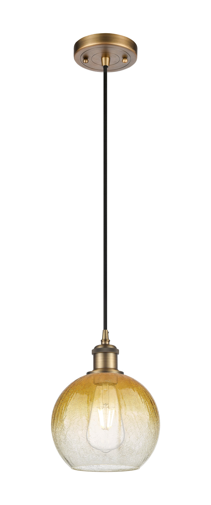 Brushed Brass / Amber