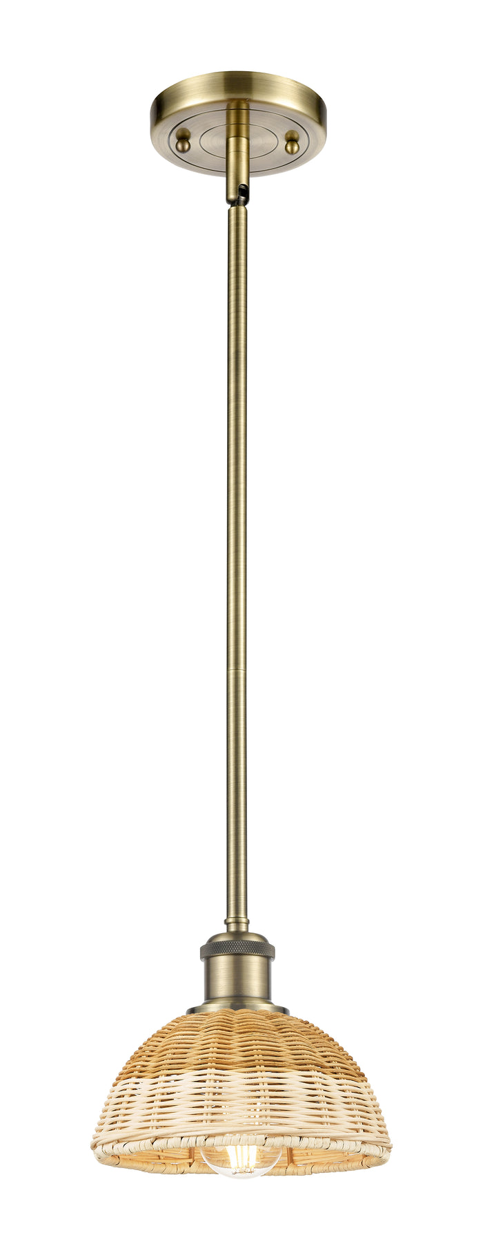 Ballston Mini Pendant Antique Brass