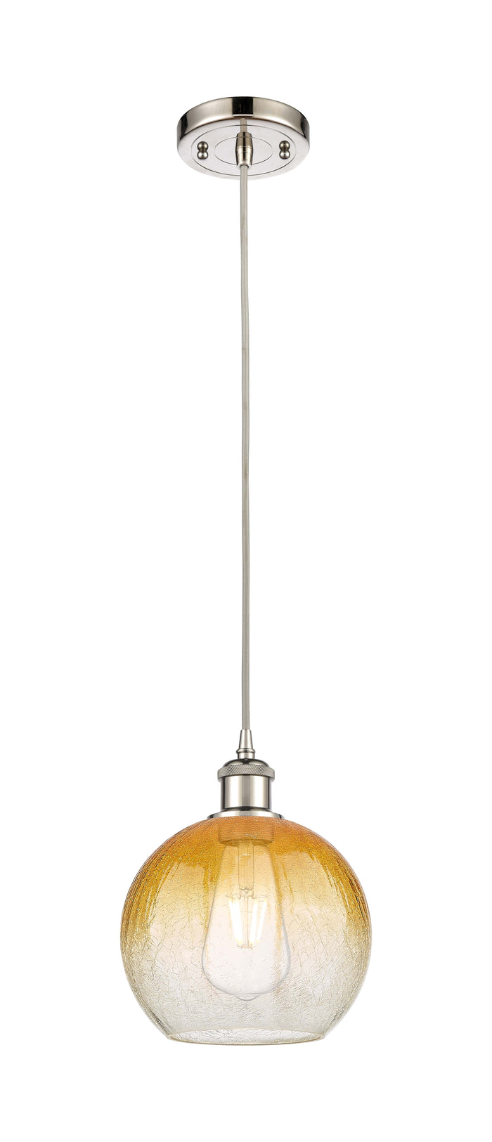 Polished Nickel / Amber