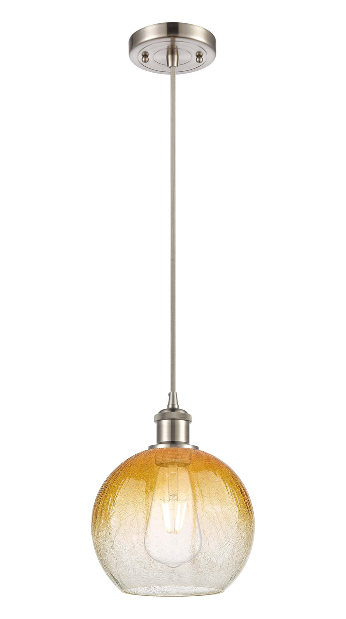 Brushed Satin Nickel / Amber