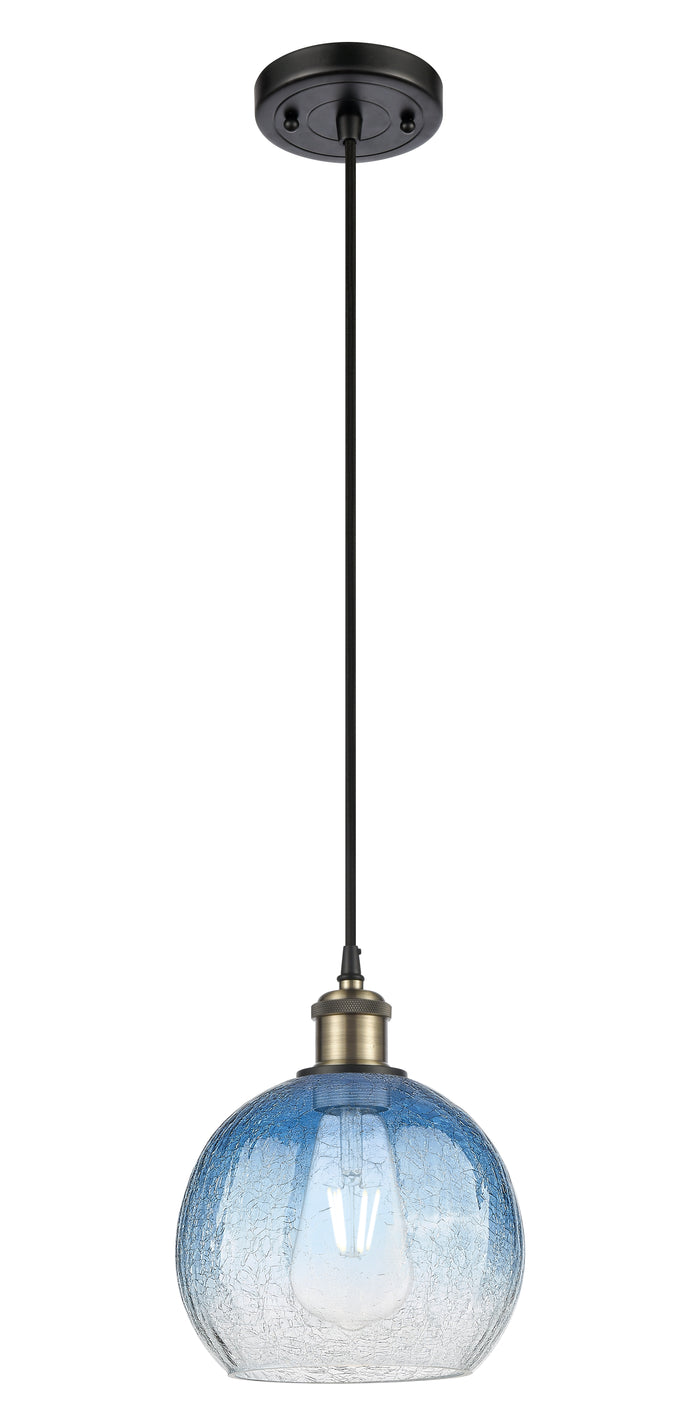 Black Antique Brass / Sapphire Blue