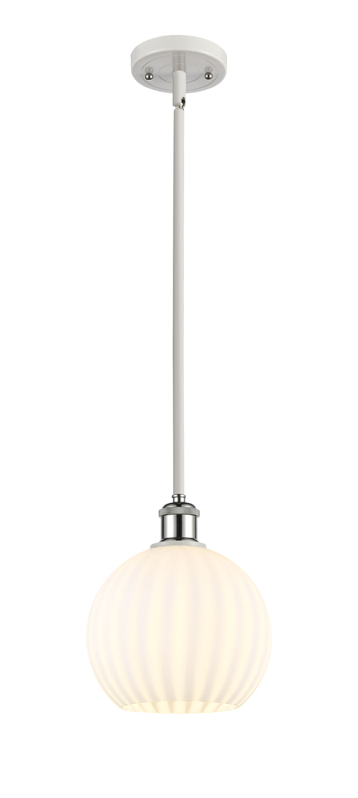 White Polished Chrome / White Venetian