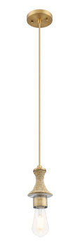 Ballston Mini Pendant Brushed Brass Cast