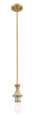 Ballston Mini Pendant Brushed Brass Finish