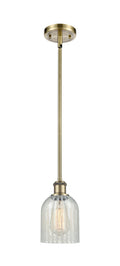 Ballston Mini Pendant Cast Brass 5 Inch