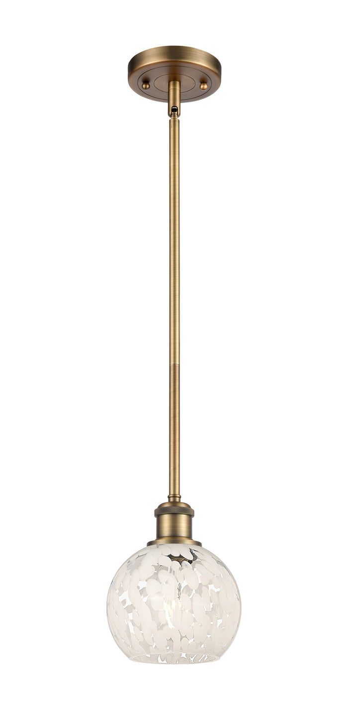 Ballston Mini Pendant Cast Brass 6 Inch
