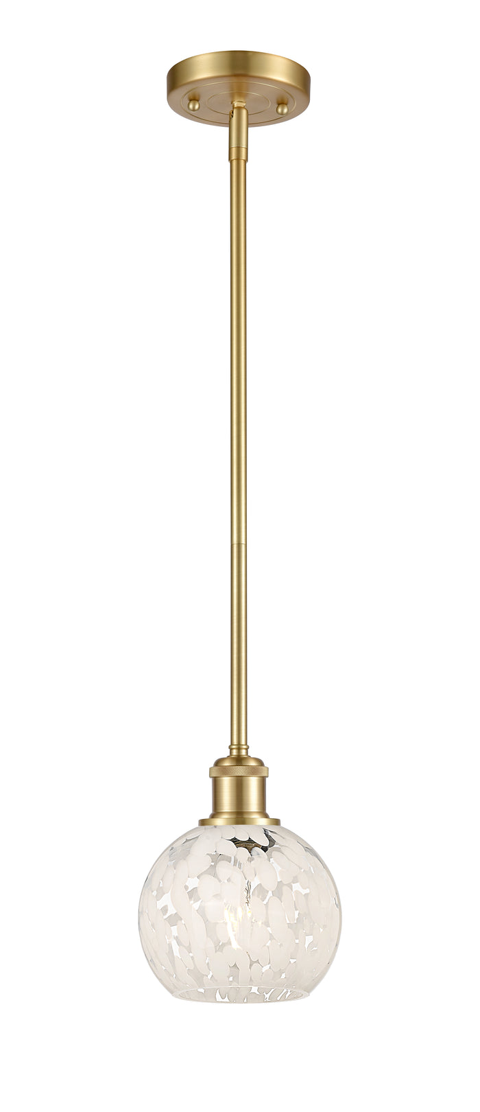 Satin Gold / White Mouchette