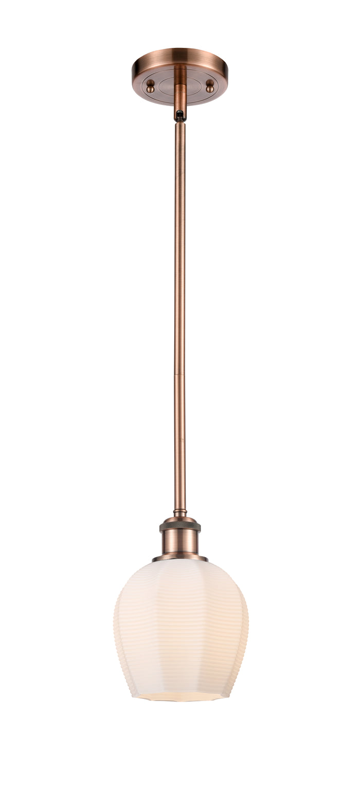 Ballston Mini Pendant Cast Brass Antique