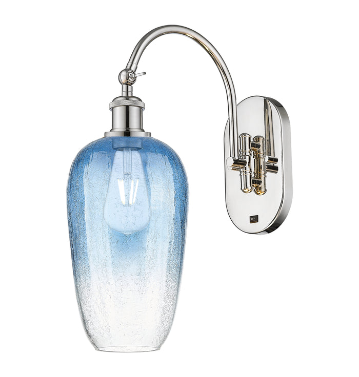 Polished Nickel / Sapphire Blue