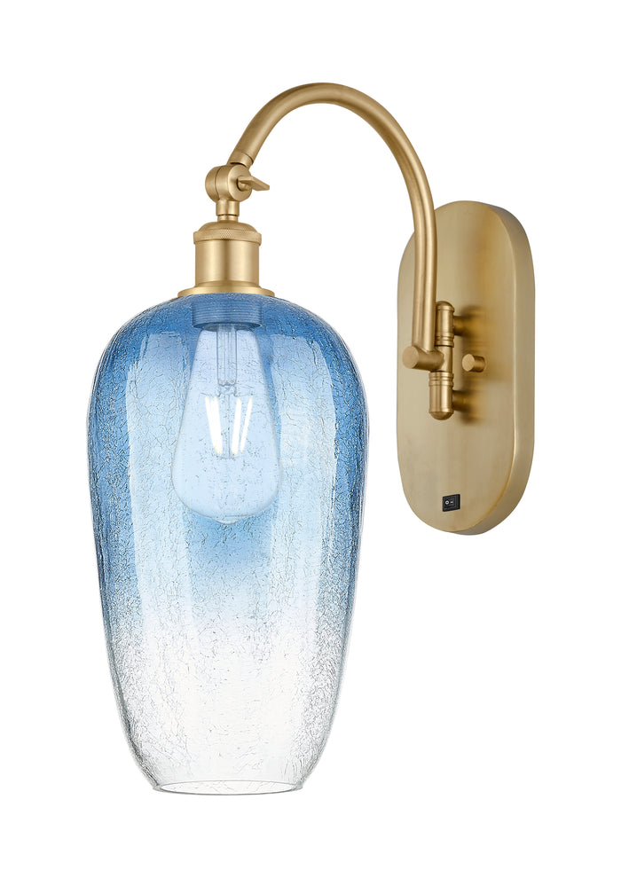 Satin Gold / Sapphire Blue