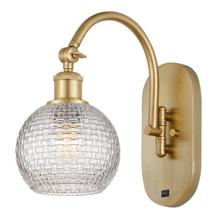 Satin Gold / Clear Basket Weave